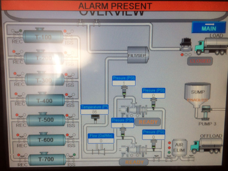 PLC HMI screen2